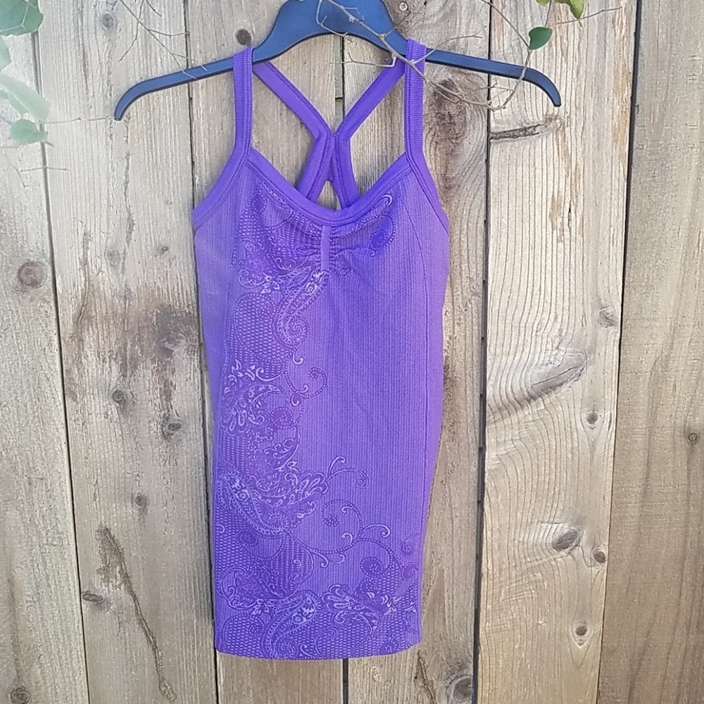🎀 Athleta purple seamless tank